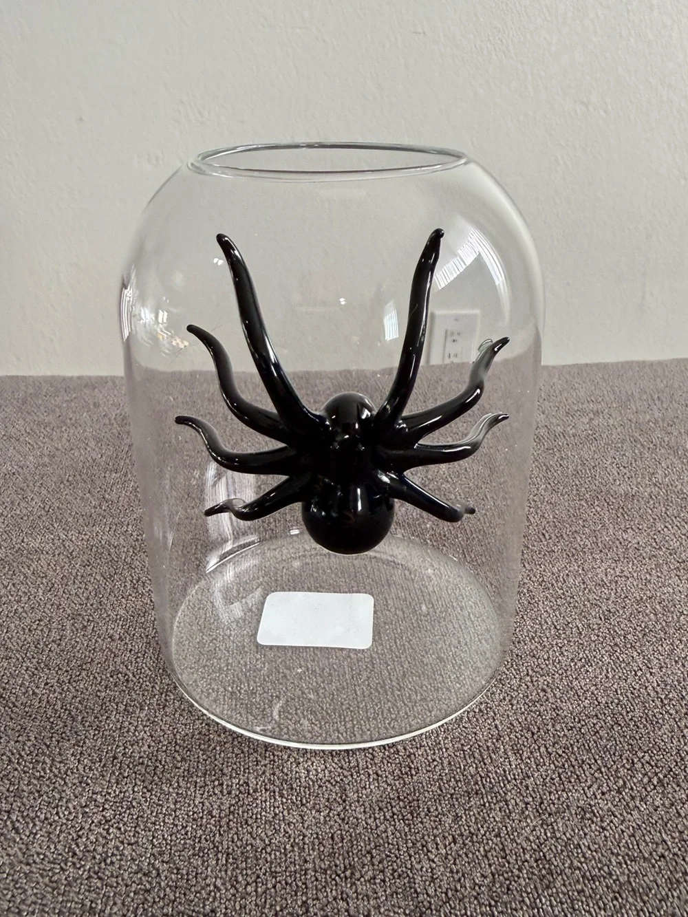 West Elm Glass Spider Vase